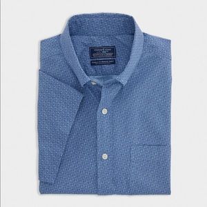 Men’s VV Classic Fit Kentucky Derby Micro Rose Tucker Short-Sleeve Button-Down